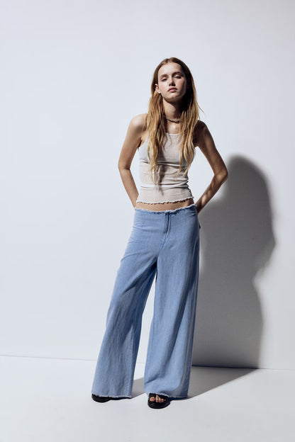 Linen Blend Pants